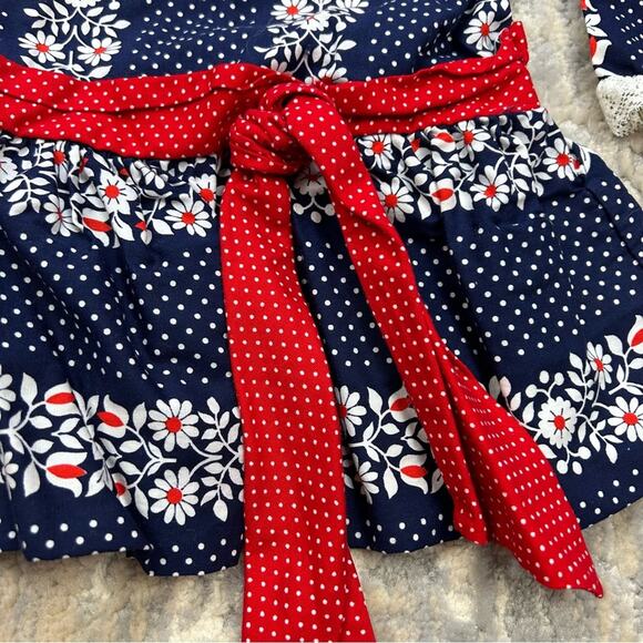 Vintage 60’s Youngland Navy Floral Dress size 6 - Picture 7 of 7